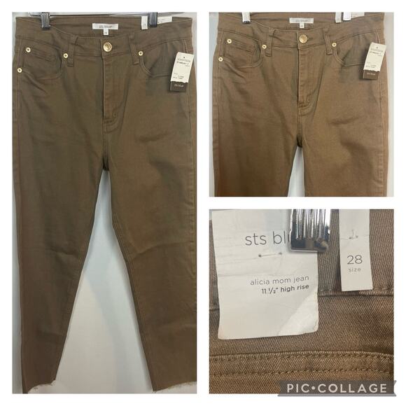 Sts Blue Jeans Alicia Mom Jeans Hi-rise size 28 NWT - Picture 1 of 9